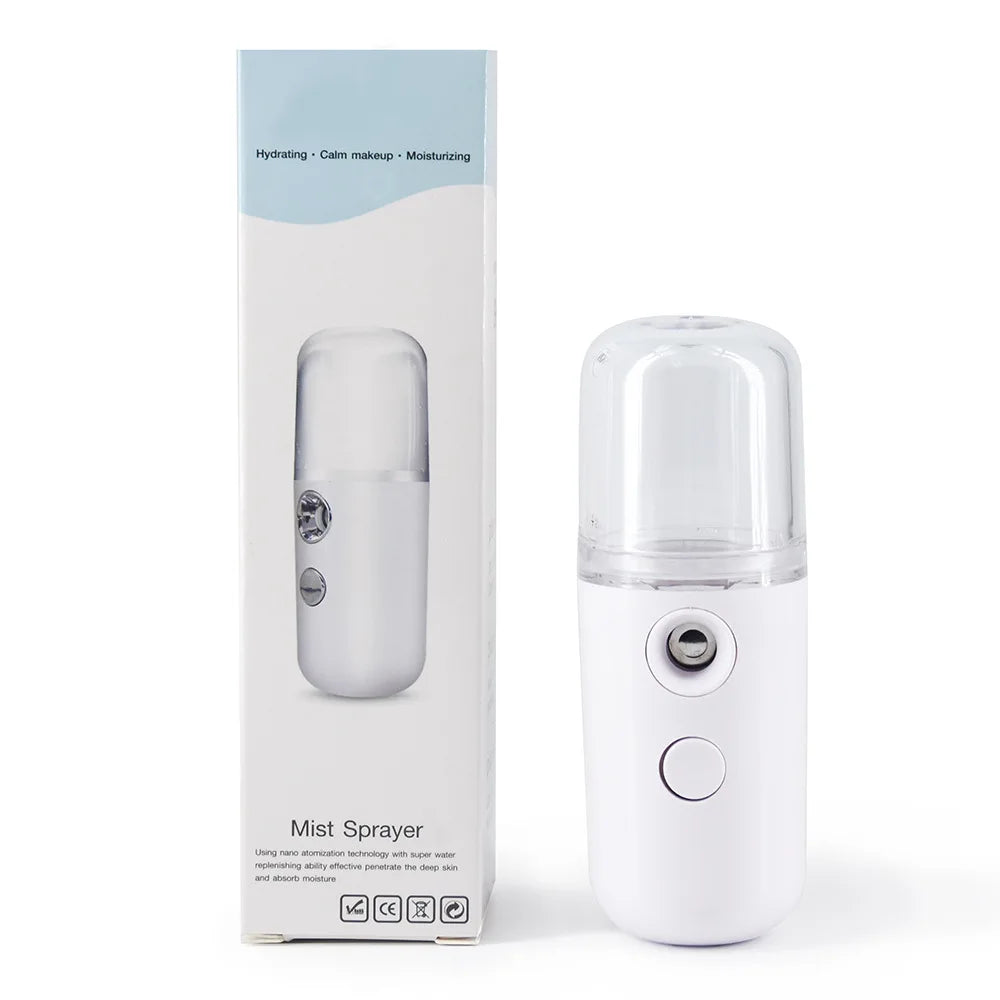 USB Mist Facial Sprayer – Hydratation Express, Peau Visiblement Plus Fraîche