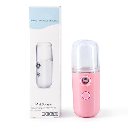 USB Mist Facial Sprayer – Hydratation Express, Peau Visiblement Plus Fraîche