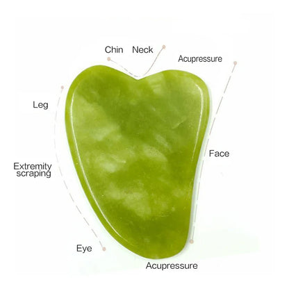 Rituel Jade™ – Duo Tonifiant Visage & Gua Sha Naturel
