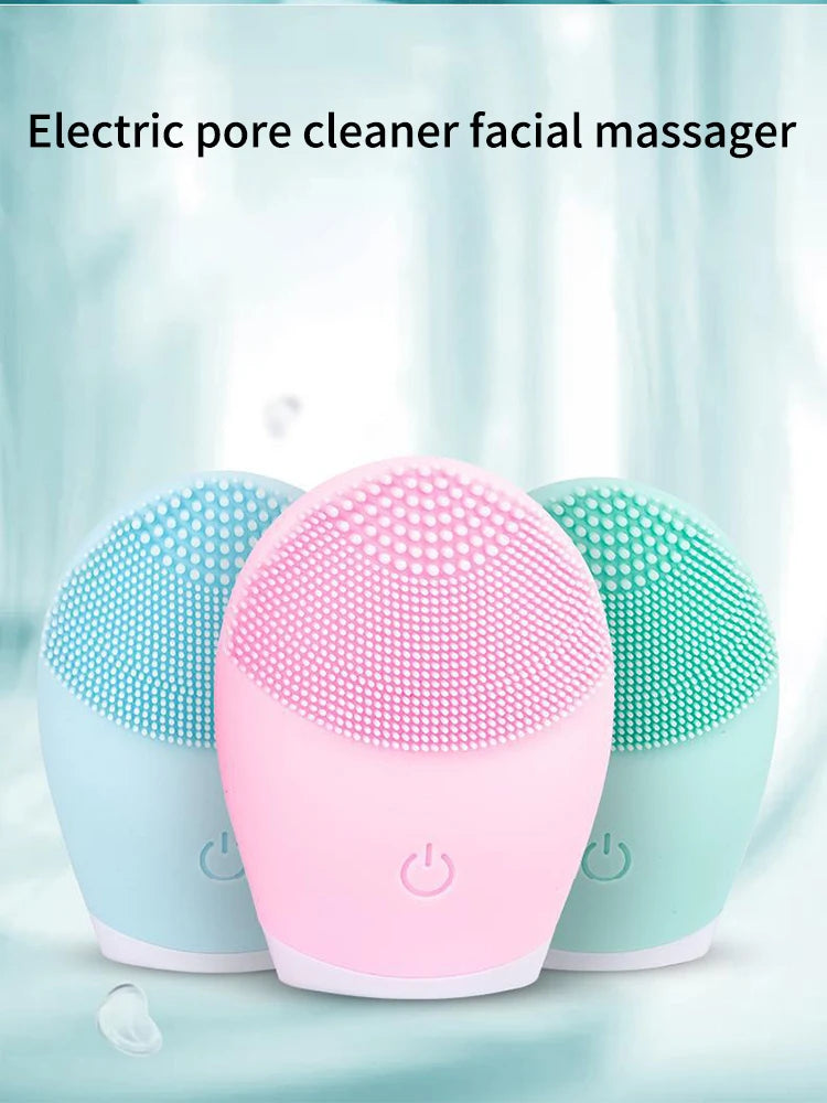 SilkGlow™ – Brosse Nettoyante Sonique en Silicone & Massage Relaxant