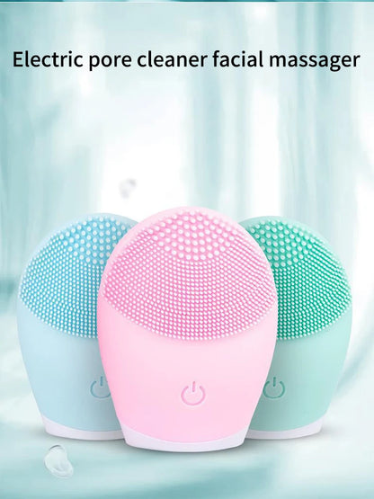 SilkGlow™ – Brosse Nettoyante Sonique en Silicone & Massage Relaxant