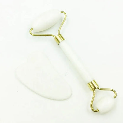 Rituel Jade™ – Duo Tonifiant Visage & Gua Sha Naturel