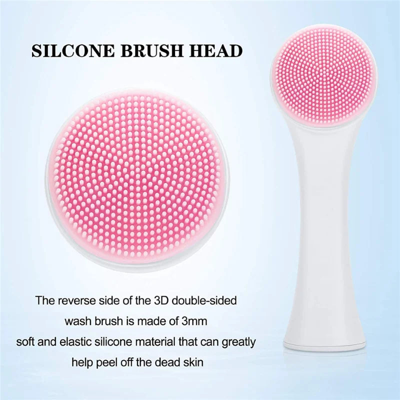 GlowTouch – Brosse Double Action en Silicone | Nettoyage Doux & Effet Spa