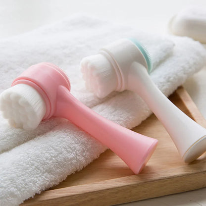 GlowTouch – Brosse Double Action en Silicone | Nettoyage Doux & Effet Spa