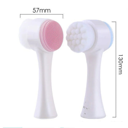 GlowTouch – Brosse Double Action en Silicone | Nettoyage Doux & Effet Spa